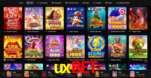 Interface Premium uxbet